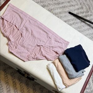 Nearly Nude X 5 pair ladies underwear Assorted Hipster Panties NWOT